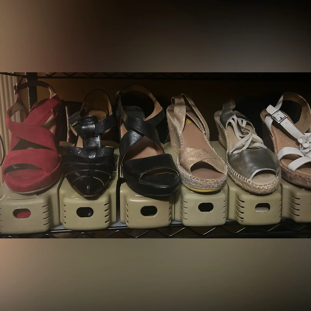 Space Saving Shoe Organizers, pack of 10